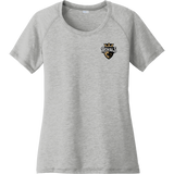 Queen City Royals Ladies PosiCharge Tri-Blend Wicking Scoop Neck Raglan Tee